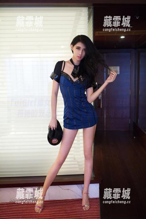 TuiGirl推女郎-赵纹清 TuiGirl推女郎 - 美图分享专辑:赵纹清和她的双马尾,画风竟然意外可爱?
