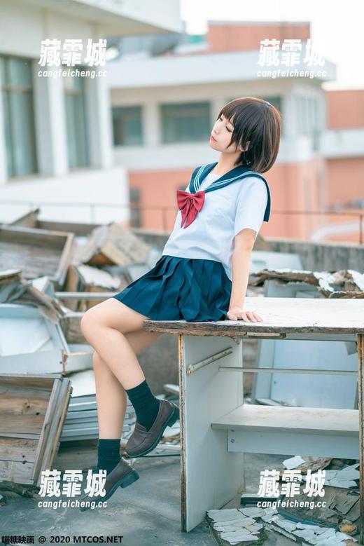 喵糖映画 喵糖映画:一身JK制服的照片,真有点小心机呢