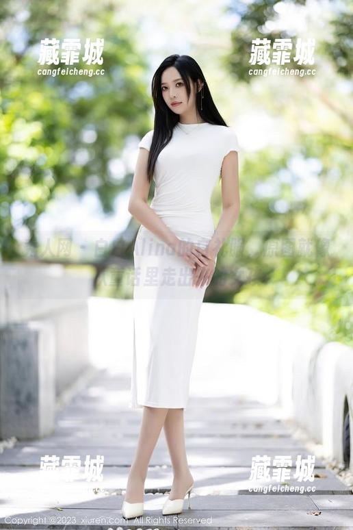 秀人网-白白Alina 秀人网 - 白白Alina的白礼服,原图就像从童话里走出来的女孩